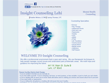 Tablet Screenshot of insightcounselinglehi.com